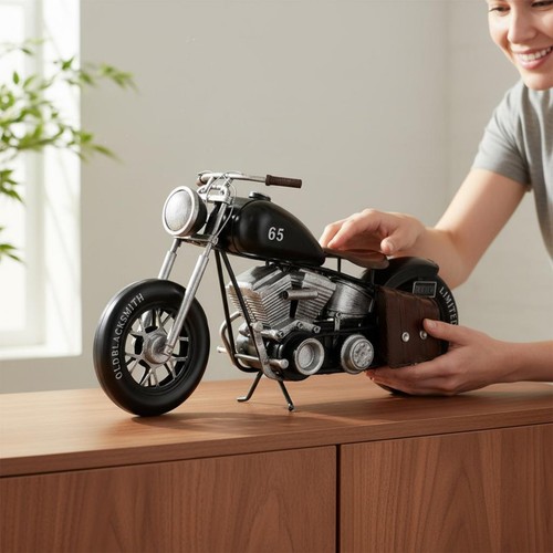 Motorradmodell aus metall - aus,