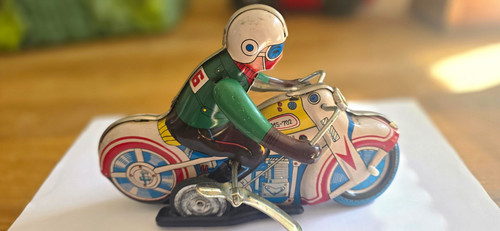 Blechspielzeug motorrad mit - motorrad,