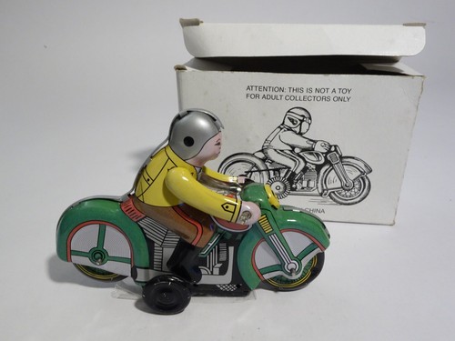 Blechspielzeug motorrad mit - blechspielzeug,