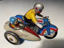 Vintage Blech Motorrad mit