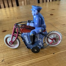 Blechspielzeug Motorrad mit