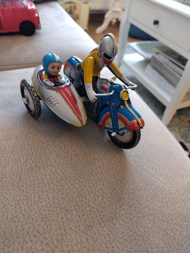 Blechspielzeug motorrad mit - blechspielzeug,