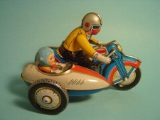 Blechspielzeug Motorrad mit