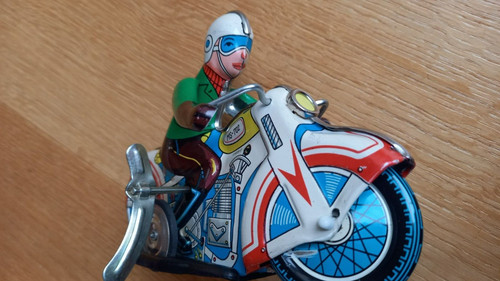 Blechspielzeug motorrad - blechspielzeug,